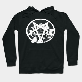 Satanic Chrysanteme Clear Hoodie